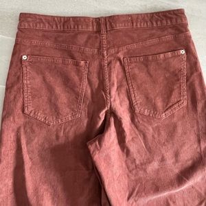 Pilcro Rust Wide-leg Corduroy Jean